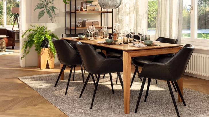 Blanc!!! Table à Manger Style Scandinave pieds de table en bois
