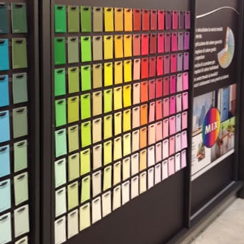 Schede di colori campione