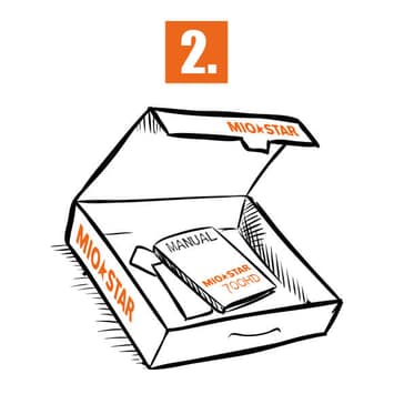 Bedienungsanleitung oder Verpackung