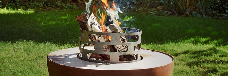 Brasero boule de feu
