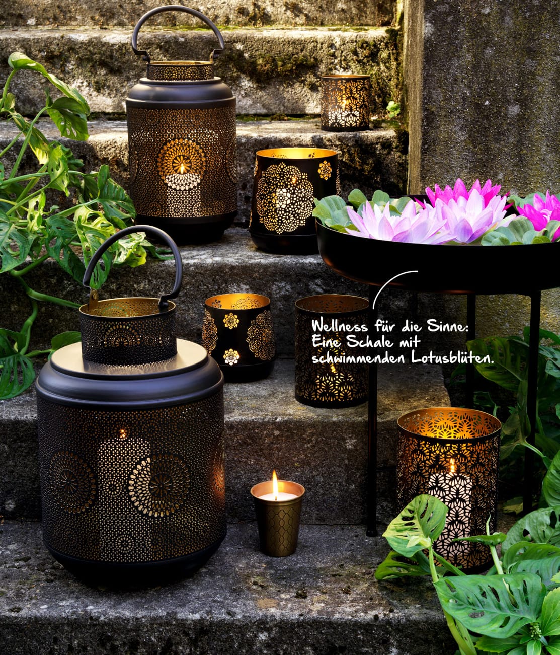 Outdoor-Möbel im Bali-Look