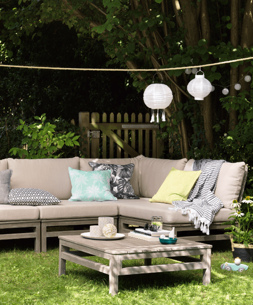 Outdoor-Möbel im Bali-Look