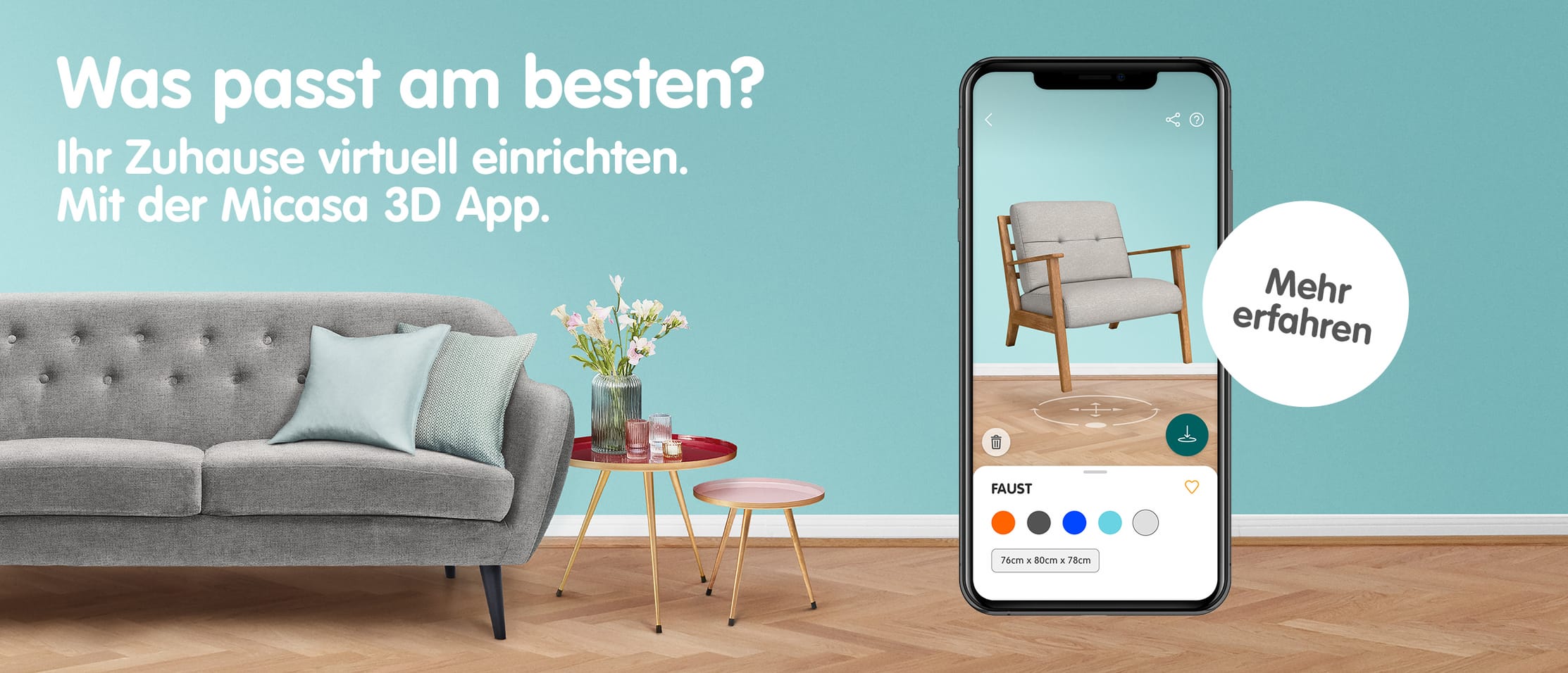 Micasa - Das Möbelhaus für Möbel, Dekoration & Lampen