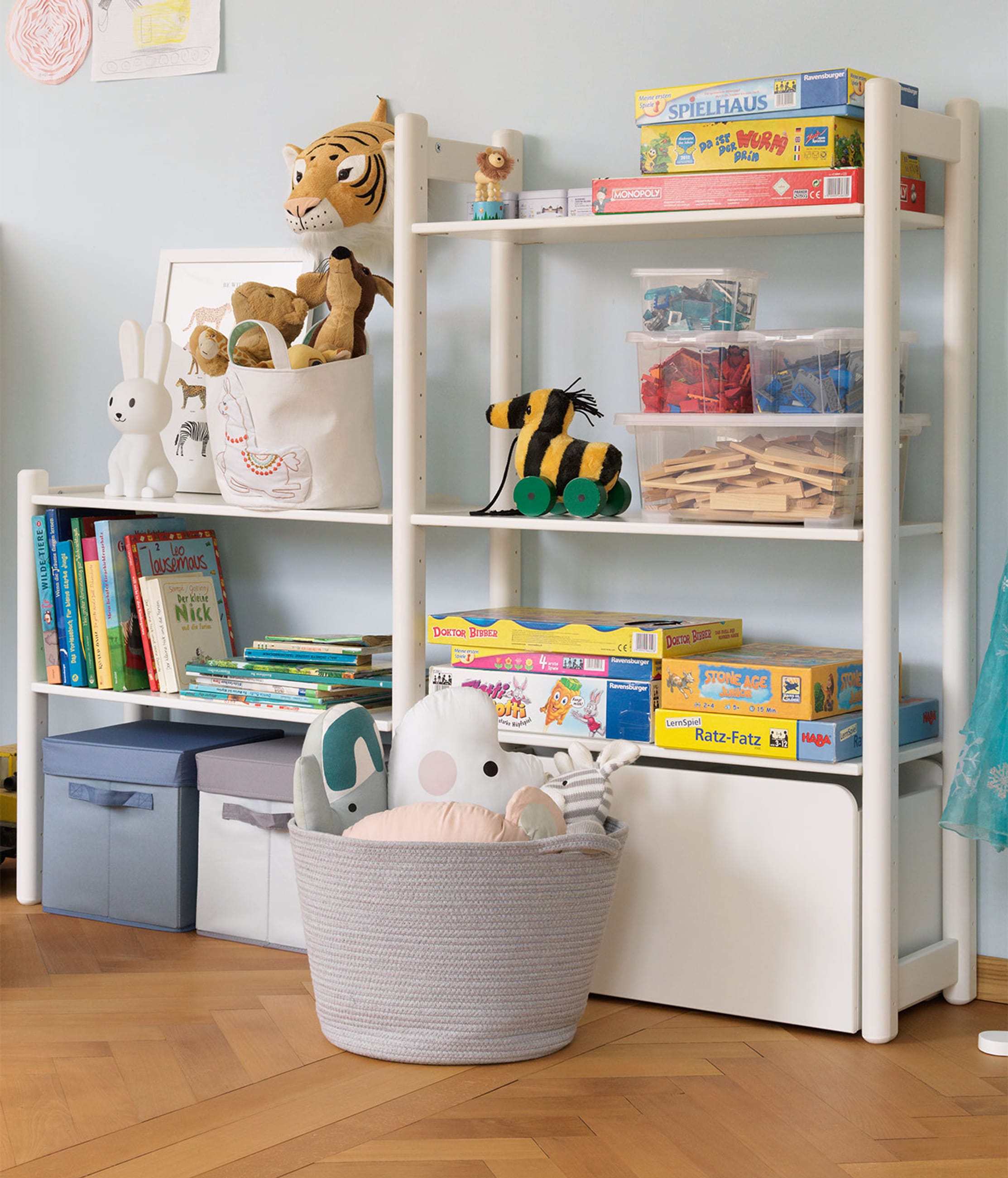 Aufbewahrungsmöglichkeiten fürs Kinderzimmer