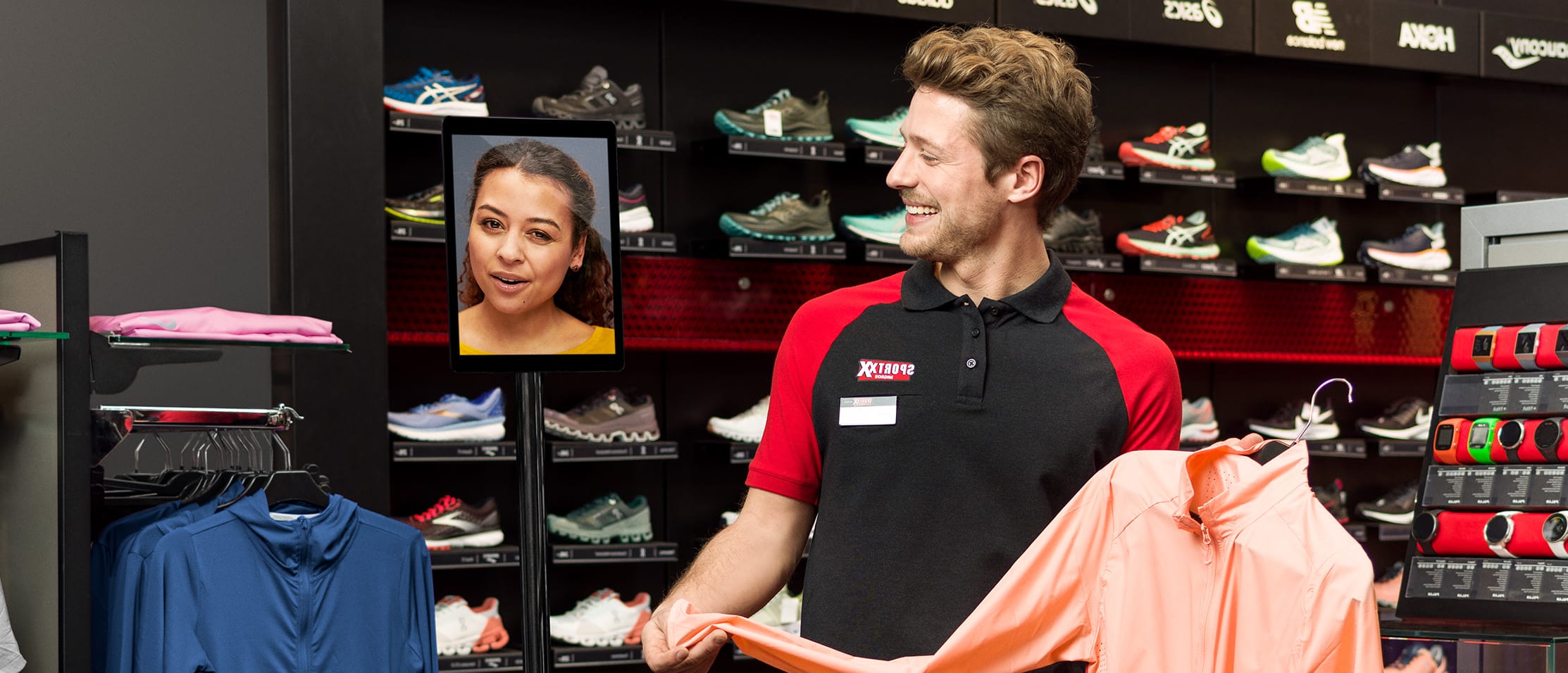 Kostenlose LiveVideoberatung direkt aus der SportXXFiliale