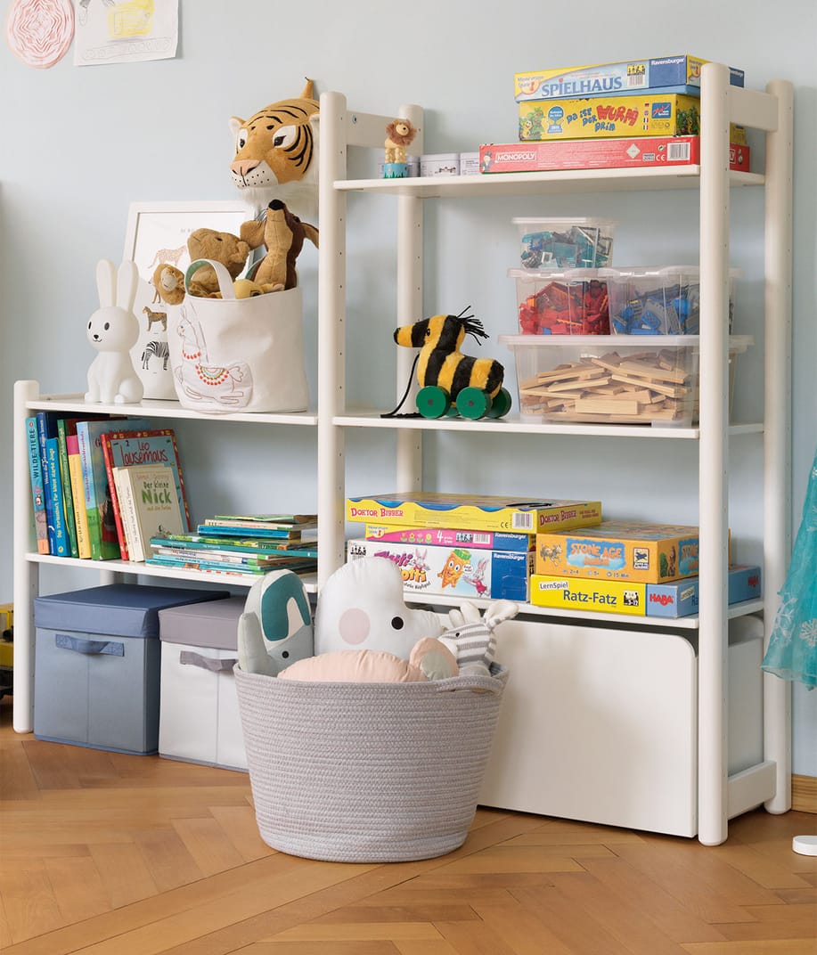 Aufbewahrungsmöglichkeiten fürs Kinderzimmer