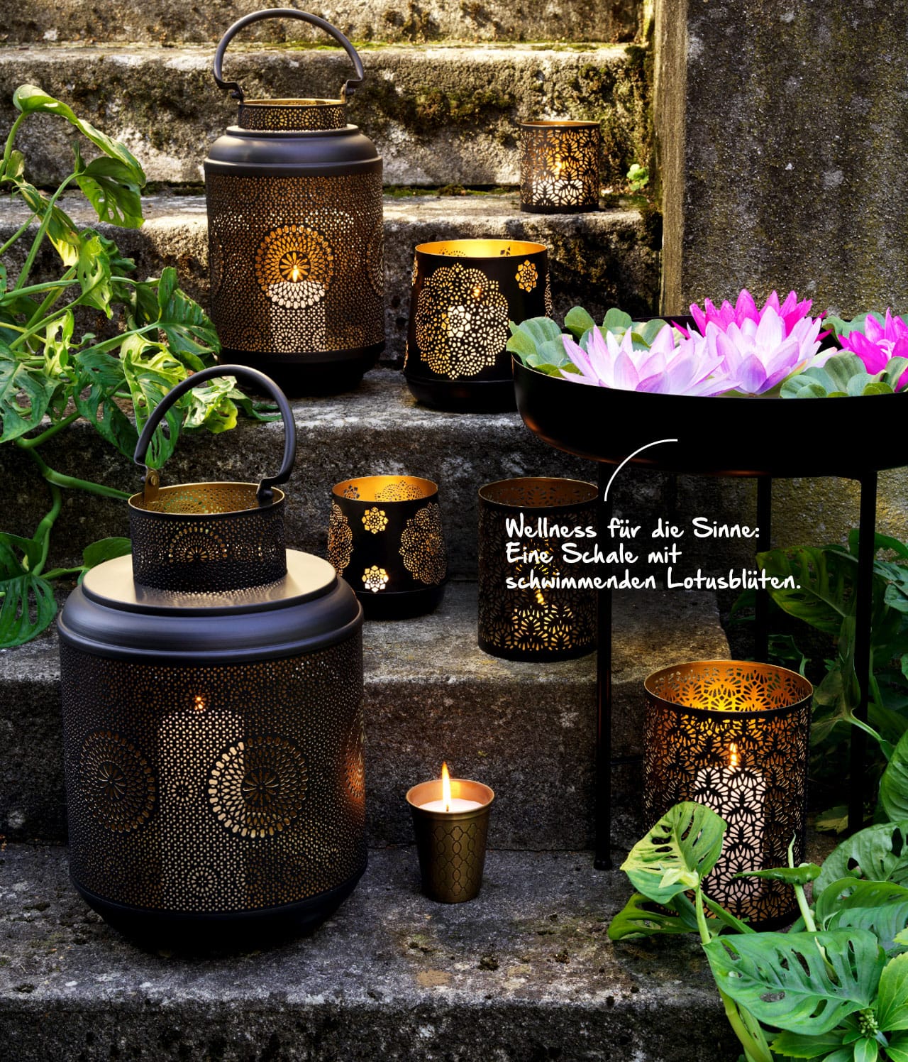 Outdoor-Möbel im Bali-Look