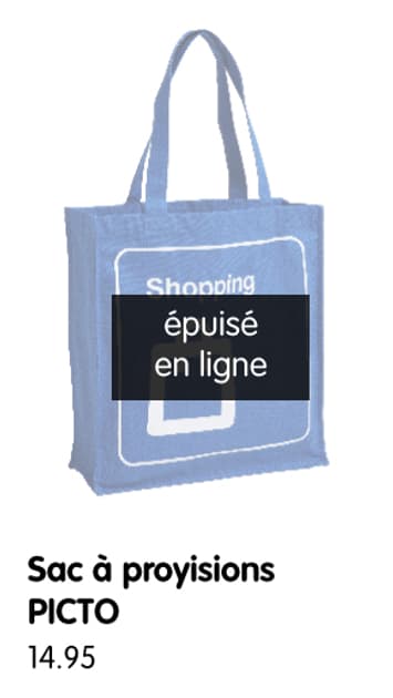 Sac à proyisions PICTO