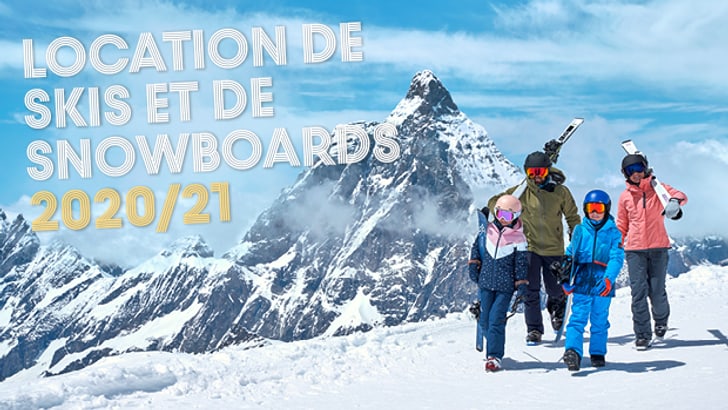 Location de skis et de snowboards