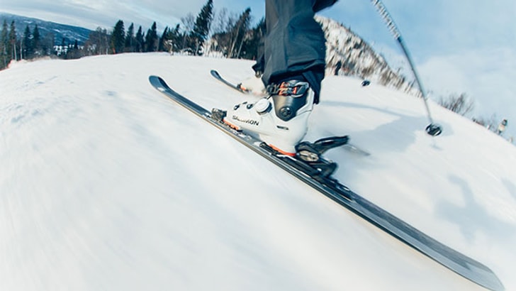 Salomon BOA Skischuhe in aktion