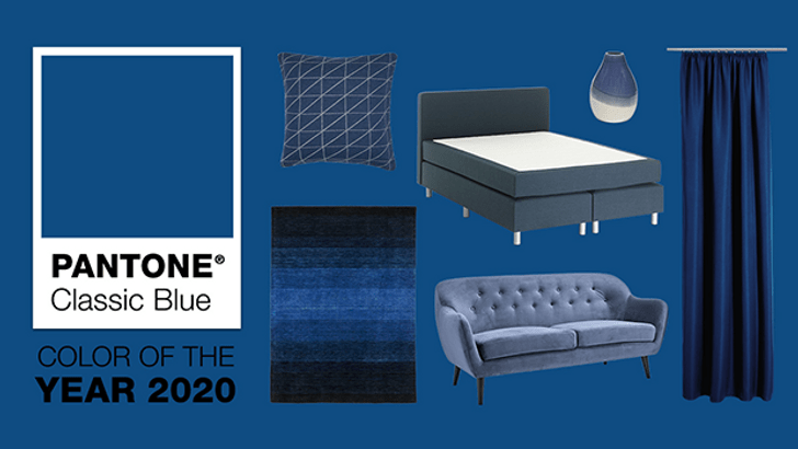 Tendance habitat: Classic blue, la couleur Pantone de l’année 2020