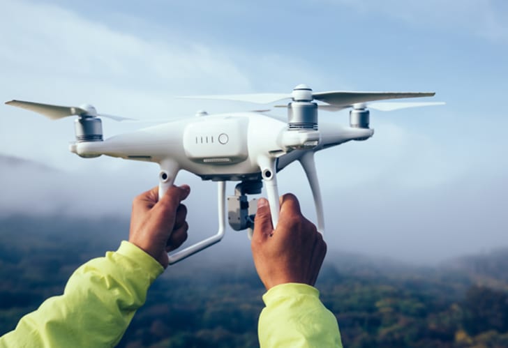 Des ambitions qui visent haut: les photos de drones