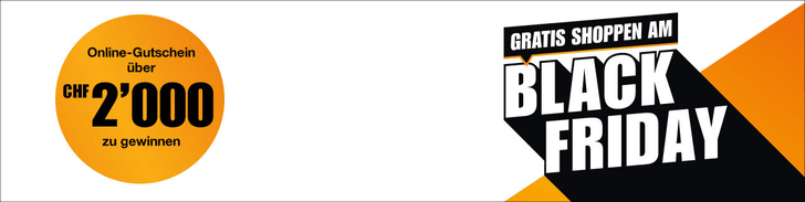 CHF 2’000.- melectronics-Gutschein für Black Friday gewinnen!